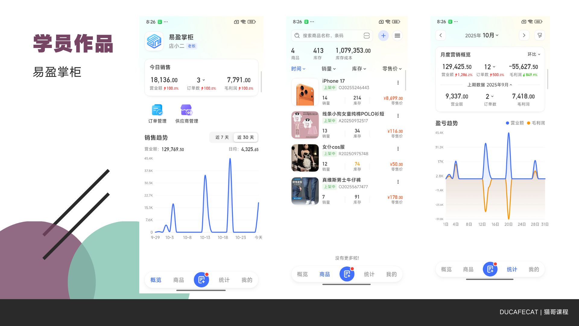 易盈掌柜 学员作品