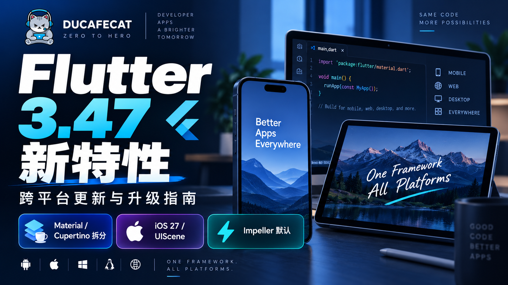 Flutter 3.47 新特性盘点:跨平台更新与升级指南