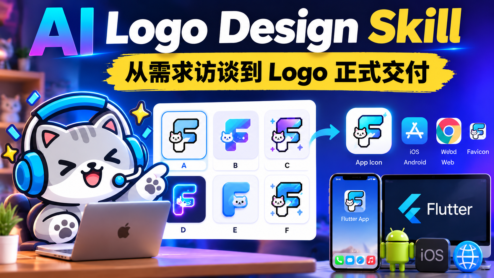 我开发了一个 AI Logo Design Skill：从需求访谈到 Logo 正式交付